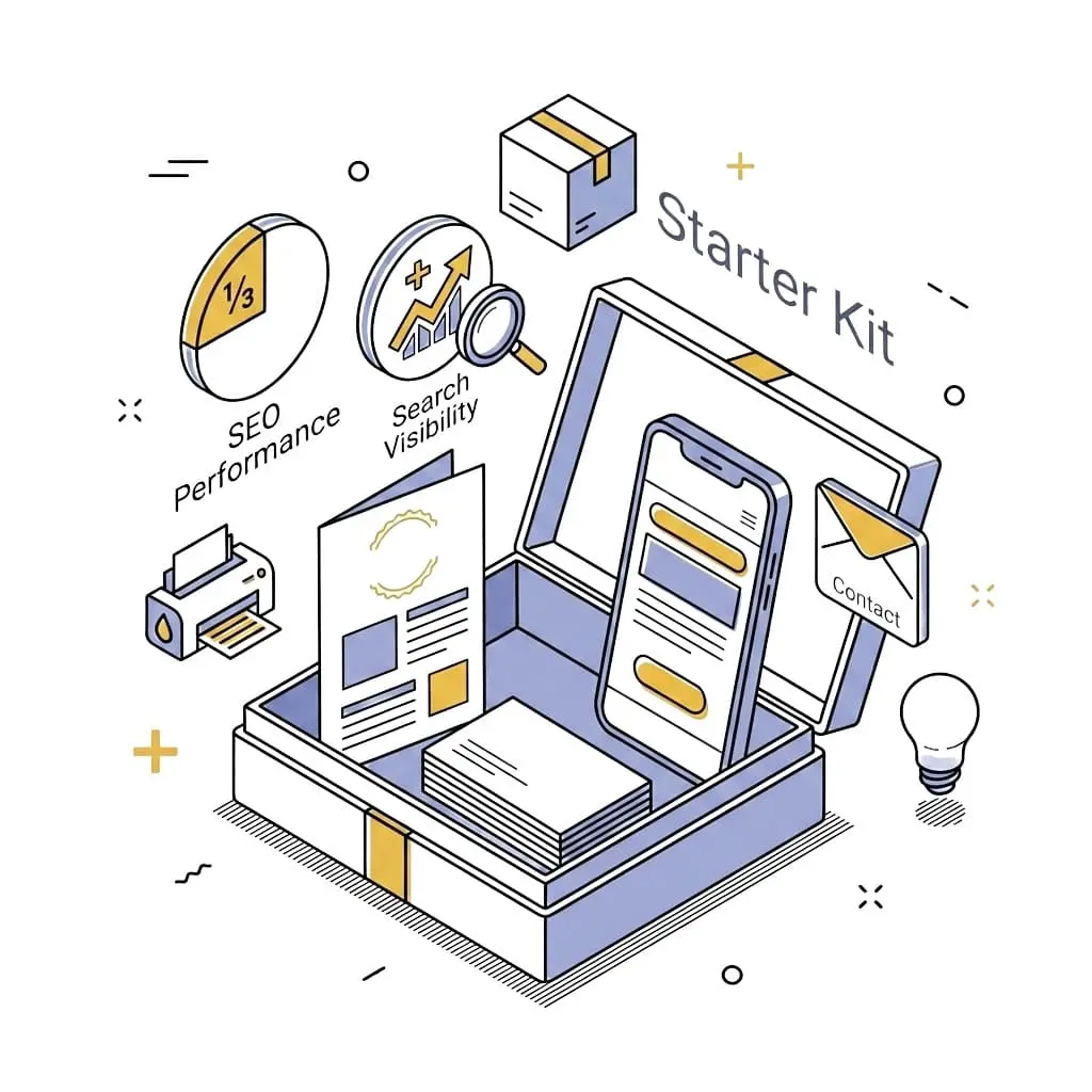 business starter-kit kalmar nybro webb seo tryck